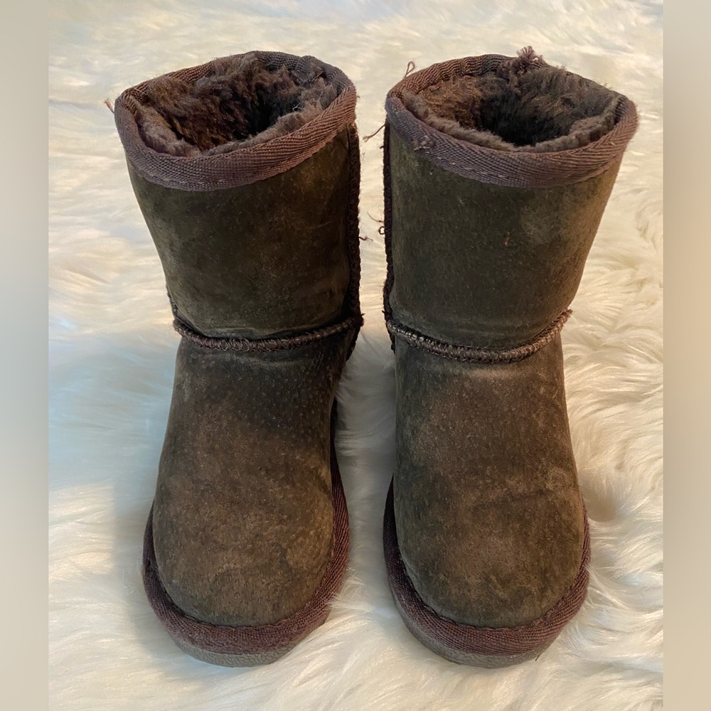 Girls LAMO faux fur boots Sz 11